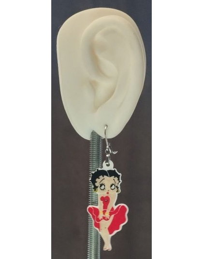 Boucles d'oreilles "Betty Boop" – Style Rétro &amp; Pin-up